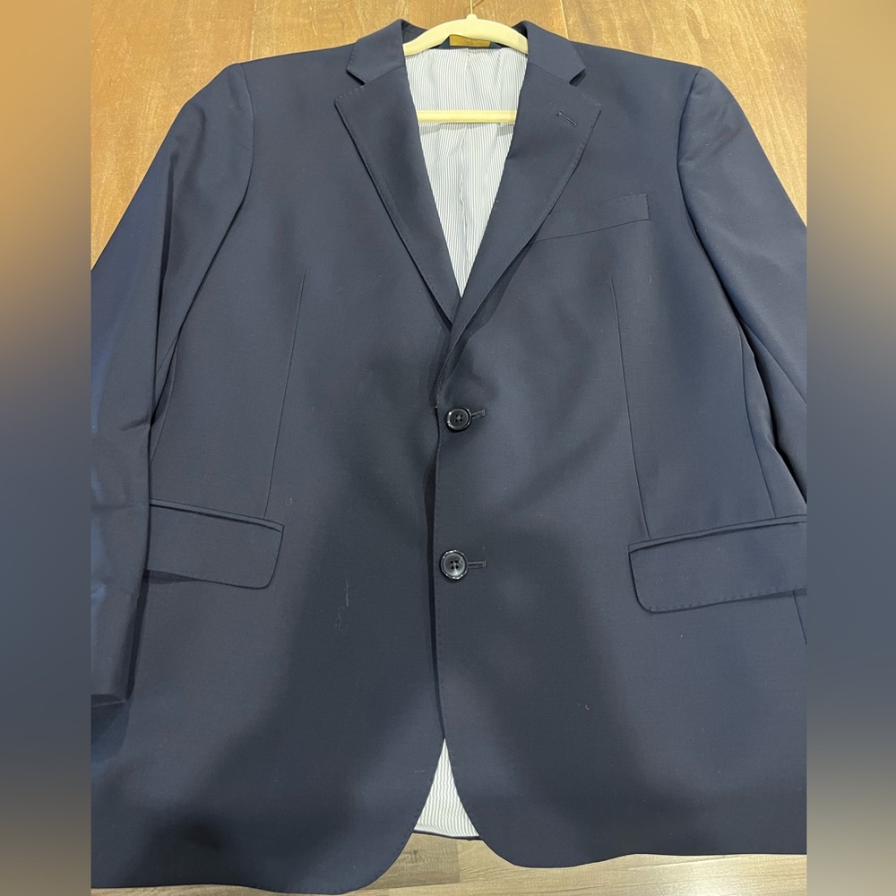 Brooks Brothers 346 Explorer Fitzgerald Fit Navy Two-Button Sport Coat